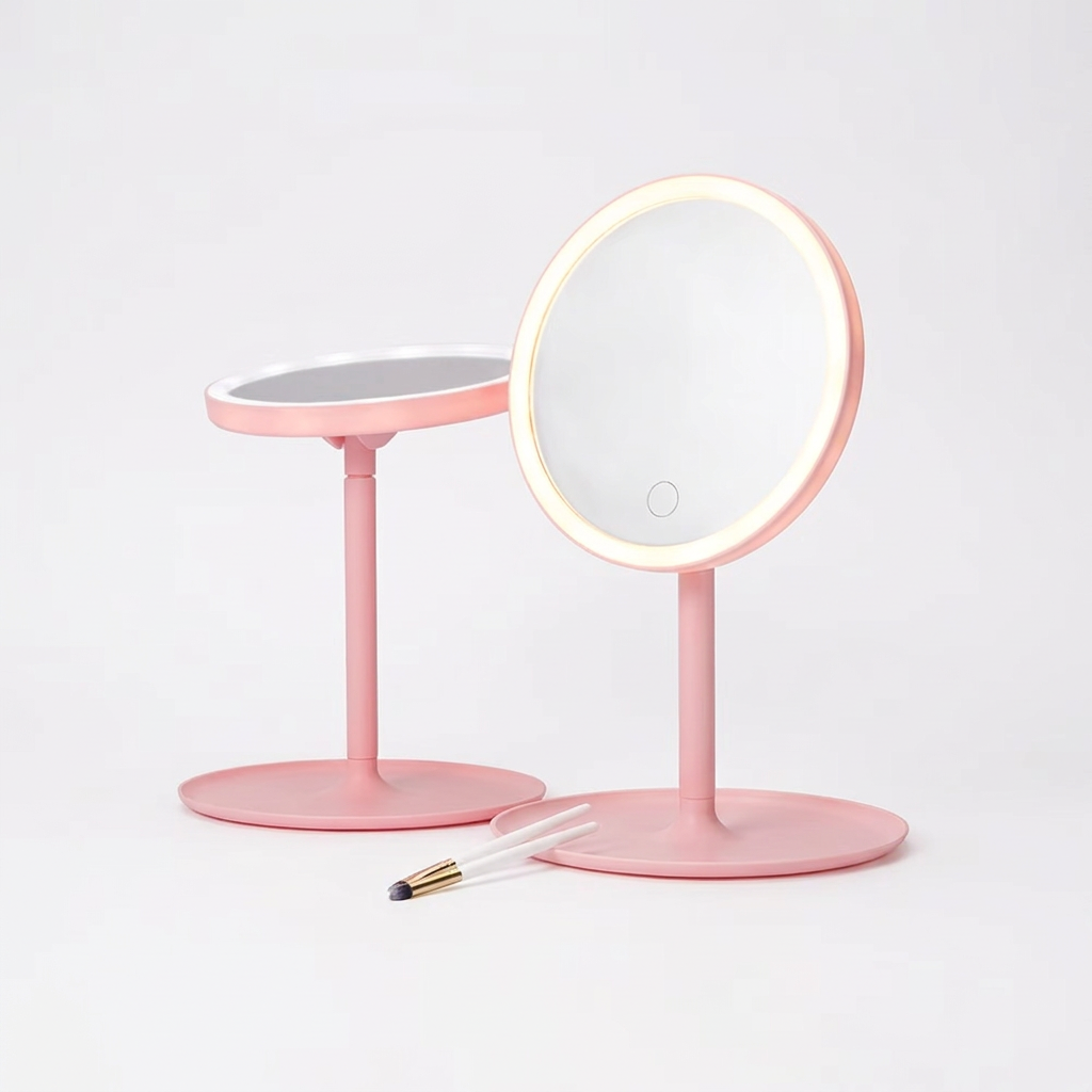 Espelho de Mesa com Iluminação LED
